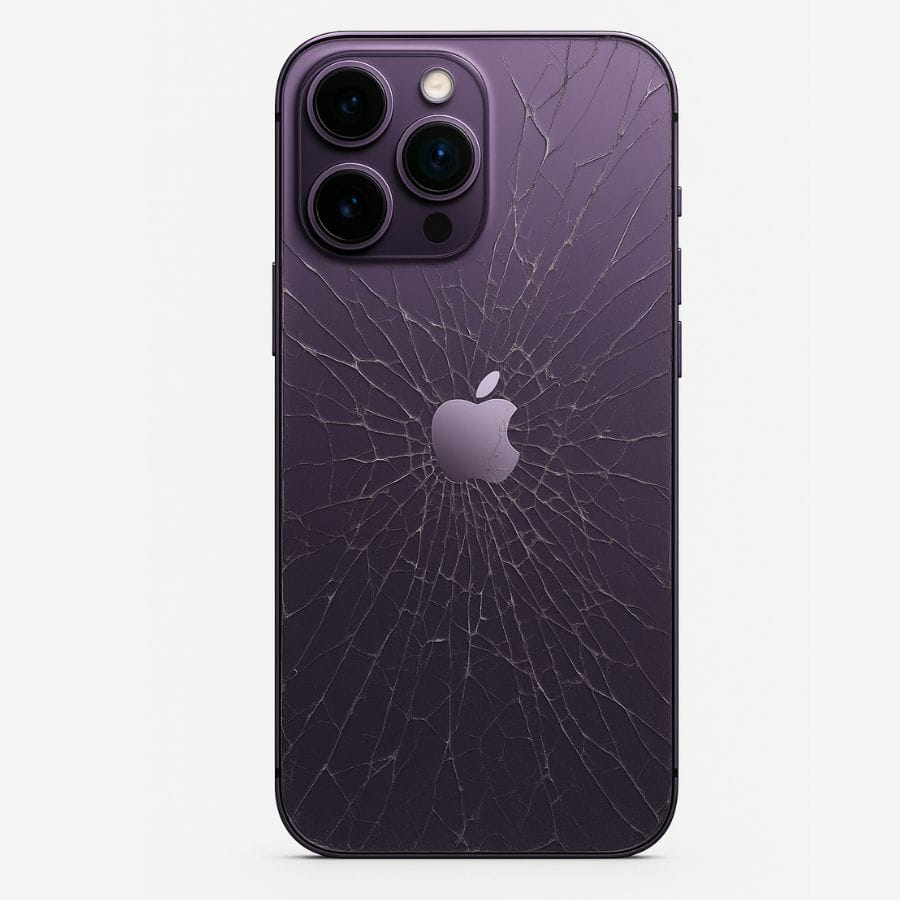 riparazione vetro posteriore iPhone bari